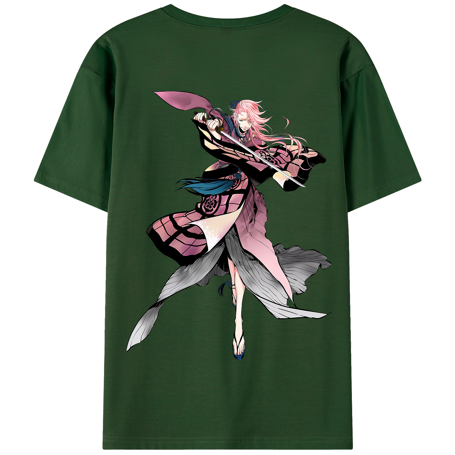 （画像用） 刀剣乱舞 Touken Ranbu 綿100％半袖Tシャツ（背面プリント）